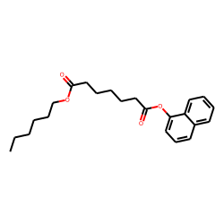 Pimelic acid, hexyl 1-naphthyl ester