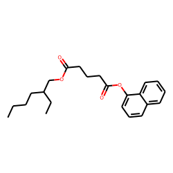 Glutaric acid, 2-ethylhexyl 1-naphthyl ester