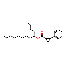 Cyclopropanecarboxylic acid, trans-2-phenyl-, tridec-5-yl ester