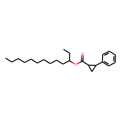 Cyclopropanecarboxylic acid, trans-2-phenyl-, tridec-3-yl ester