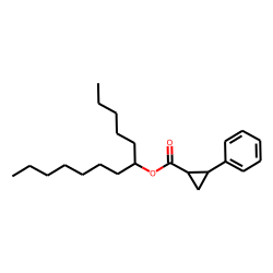 Cyclopropanecarboxylic acid, trans-2-phenyl-, tridec-6-yl ester
