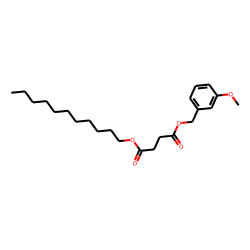 Succinic acid, 3-methoxybenzyl undecyl ester