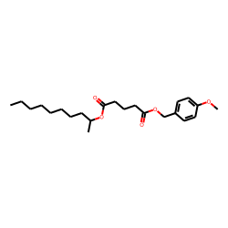 Glutaric acid, dec-2-yl 4-methoxybenzyl ester