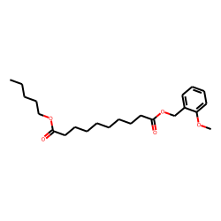 Sebacic acid, 2-methoxybenzyl pentyl ester