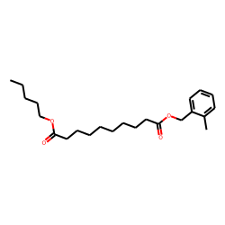 Sebacic acid, 2-methylbenzyl pentyl ester