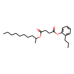 Succinic acid, dec-2-yl 2-propylphenyl ester