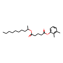 Glutaric acid, dec-2-yl 2,3-dimethylphenyl ester