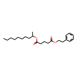 Glutaric acid, dec-2-yl phenethyl ester