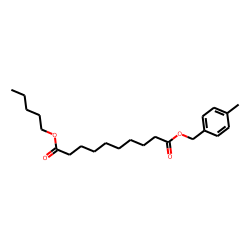 Sebacic acid, 4-methylbenzyl pentyl ester