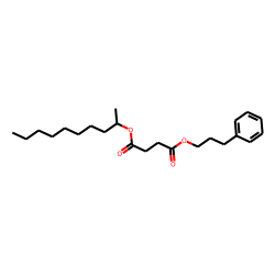 Succinic acid, dec-2-yl 3-phenylpropyl ester
