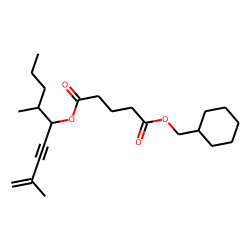 Glutaric acid, cyclohexylmethyl 2,6-dimethylnon-1-en-3-yn-5-yl ester