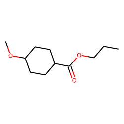 Cyclohexanecarboxylic acid, 4-methoxy-, propyl ester