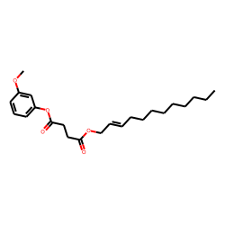 Succinic acid, dodec-2-en-1-yl 3-methoxyphenyl ester