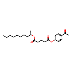 Glutaric acid, dec-2-yl 4-acetylphenyl ester