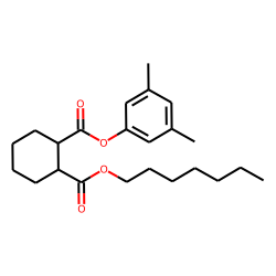 1,2-Cyclohexanedicarboxylic acid, 3,5-dimethylphenyl heptyl ester