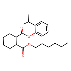1,2-Cyclohexanedicarboxylic acid, hexyl 2-isopropylphenyl ester