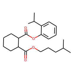 1,2-Cyclohexanedicarboxylic acid, isohexyl 2-isopropylphenyl ester