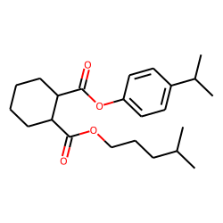 1,2-Cyclohexanedicarboxylic acid, isohexyl 4-isopropylphenyl ester