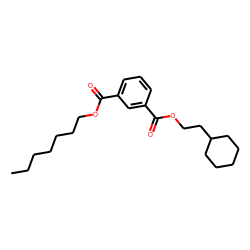Isophthalic acid, 2-cyclohexylethyl heptyl ester