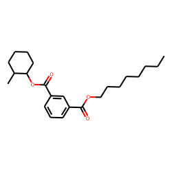 Isophthalic acid, 2-methylcyclohexyl octyl ester