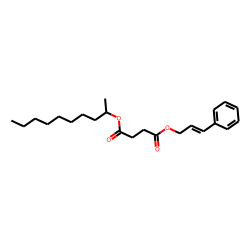 Succinic acid, dec-2-yl 3-phenylprop-2-en-1-yl ester