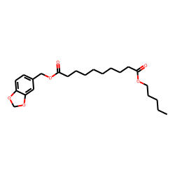 Sebacic acid, (1,3-benzodioxol-5-yl)methyl pentyl ester