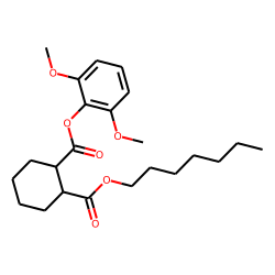 1,2-Cyclohexanedicarboxylic acid, 2,6-dimethoxyphenyl heptyl ester