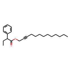 Butyric acid, 2-phenyl-, tridec-2-yn-1-yl ester