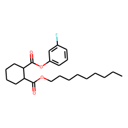 1,2-Cyclohexanedicarboxylic acid, 3-fluorophenyl nonyl ester