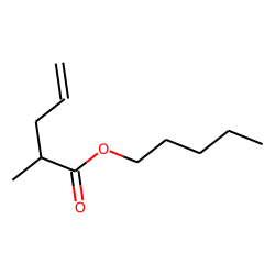 4-Pentenoic acid, 2-methyl-, pentyl ester