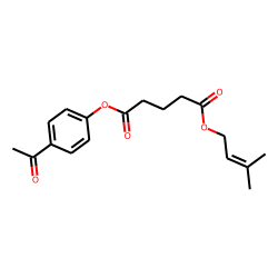 Glutaric acid, 3-methylbut-2-en-1-yl 4-acetylphenyl ester