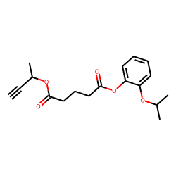 Glutaric acid, but-3-yn-2-yl 2-isopropoxyphenyl ester