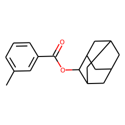 m-Toluic acid, 2-adamantyl ester
