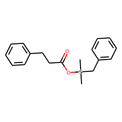 Hydrocinnamic acid, benzyldimethylsilyl ester