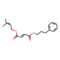 Fumaric acid, 3-phenylpropyl 3-methylbut-2-en-1-yl ester