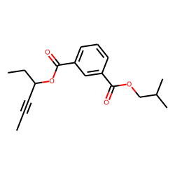Isophthalic acid, hex-4-yn-3-yl isobutyl ester