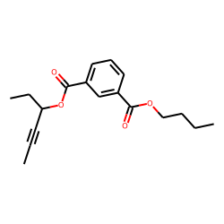 Isophthalic acid, butyl hex-4-yn-3-yl ester