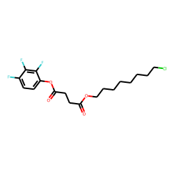 Succinic acid, 8-chlorooctyl 2,3,4-trifluorophenyl ester