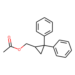 1-(Acetoxy methyl)-2,2-diphenyl cyclopropane