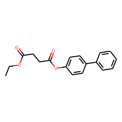 Succinic acid, 4-biphenyl ethyl ester