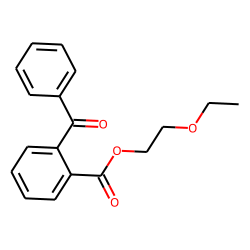 O-benzoyl benzoic acid, 2-ethoxy-ethyl ether
