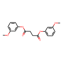 Succinic acid, di(3-methoxyphenyl) ester