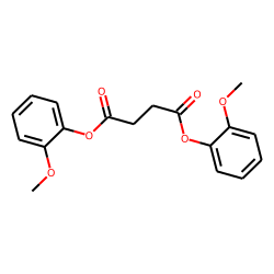 Succinic acid, di(2-methoxyphenyl) ester