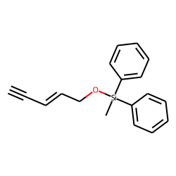 1-Diphenylmethylsilyloxypent-2-en-4-yne