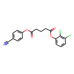Glutaric acid, 2,3-dichlorophenyl 4-cyanophenyl ester