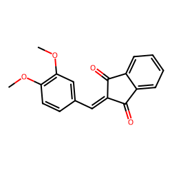 2-(3,4-DIMETHOXYBENZYLIDENE)-1,3-INDANDIONE