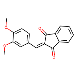 Indane-1,3-dione, 2-(3,4-dimethoxybenzylideno)-