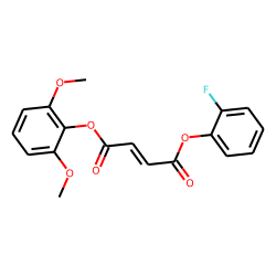 Fumaric acid, 2,6-dimethoxyphenyl 2-fluorophenyl ester