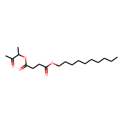 Succinic acid, decyl 3-oxobut-2-yl ester