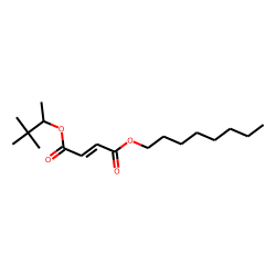 Fumaric acid, 3,3-dimethylbut-2-yl octyl ester